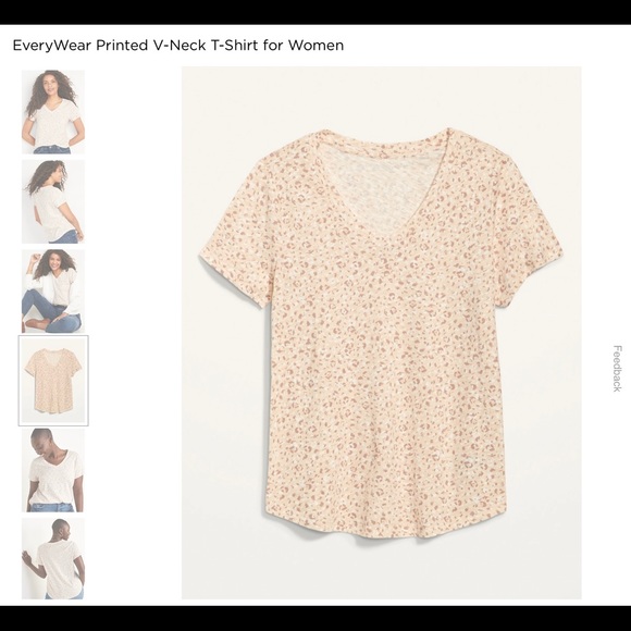 Old Navy EveryWear Printed V-neck T-Shirt - Picture 4 of 7